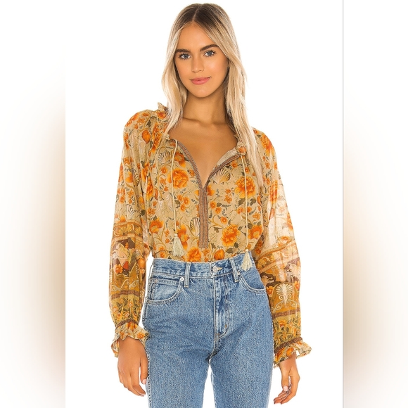 SPELL New without tags Seashell blouse S - Picture 1 of 9